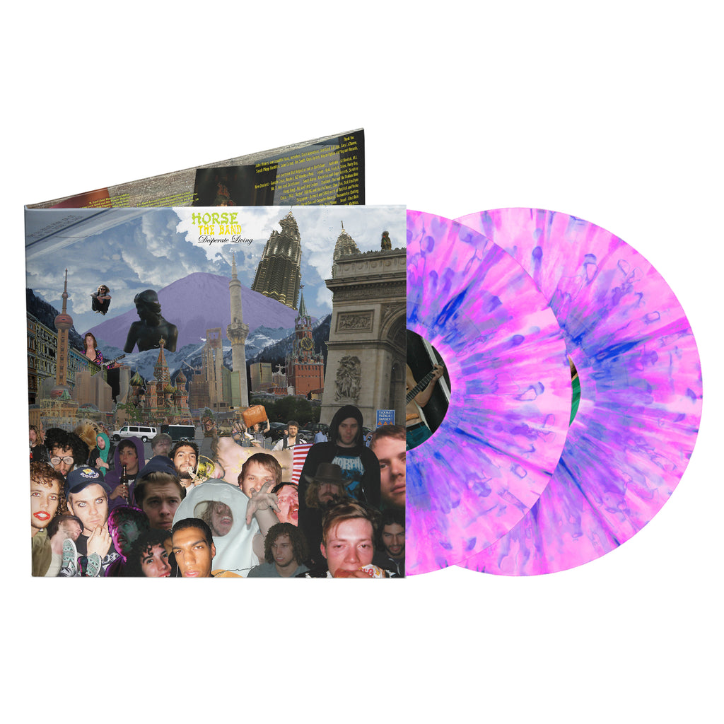 Hot Pink and Blue Splatter (300)