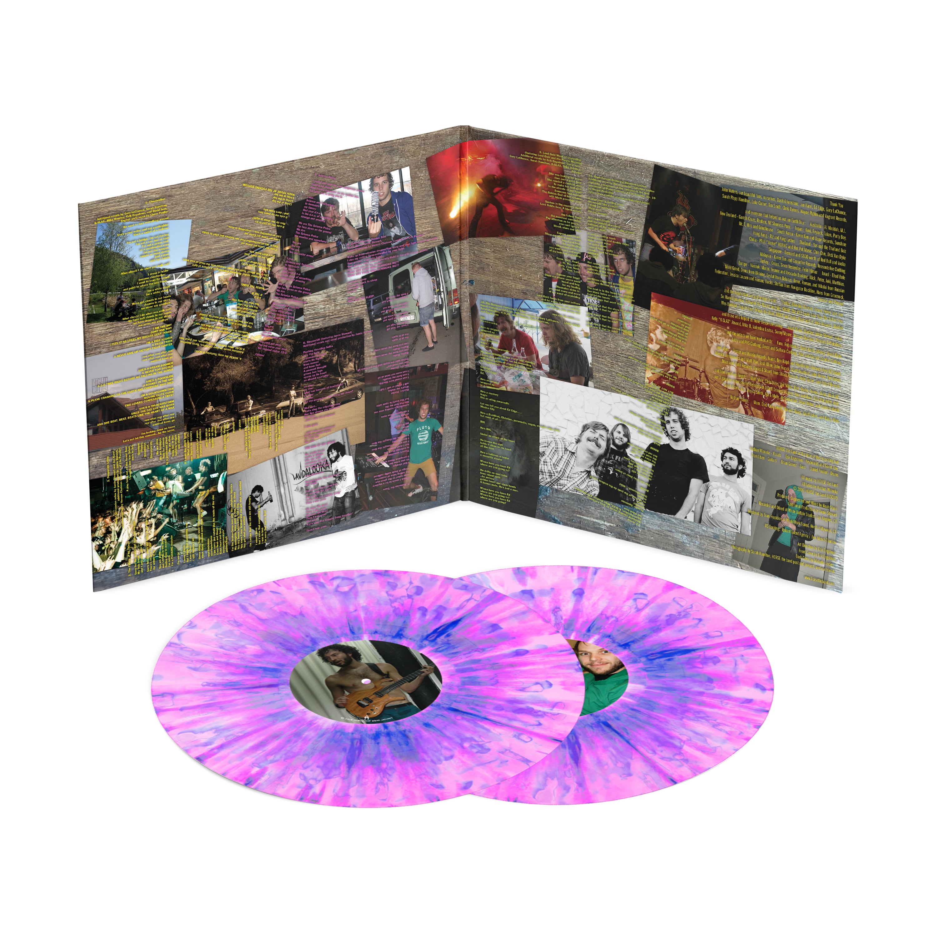 Hot Pink and Blue Splatter (300)